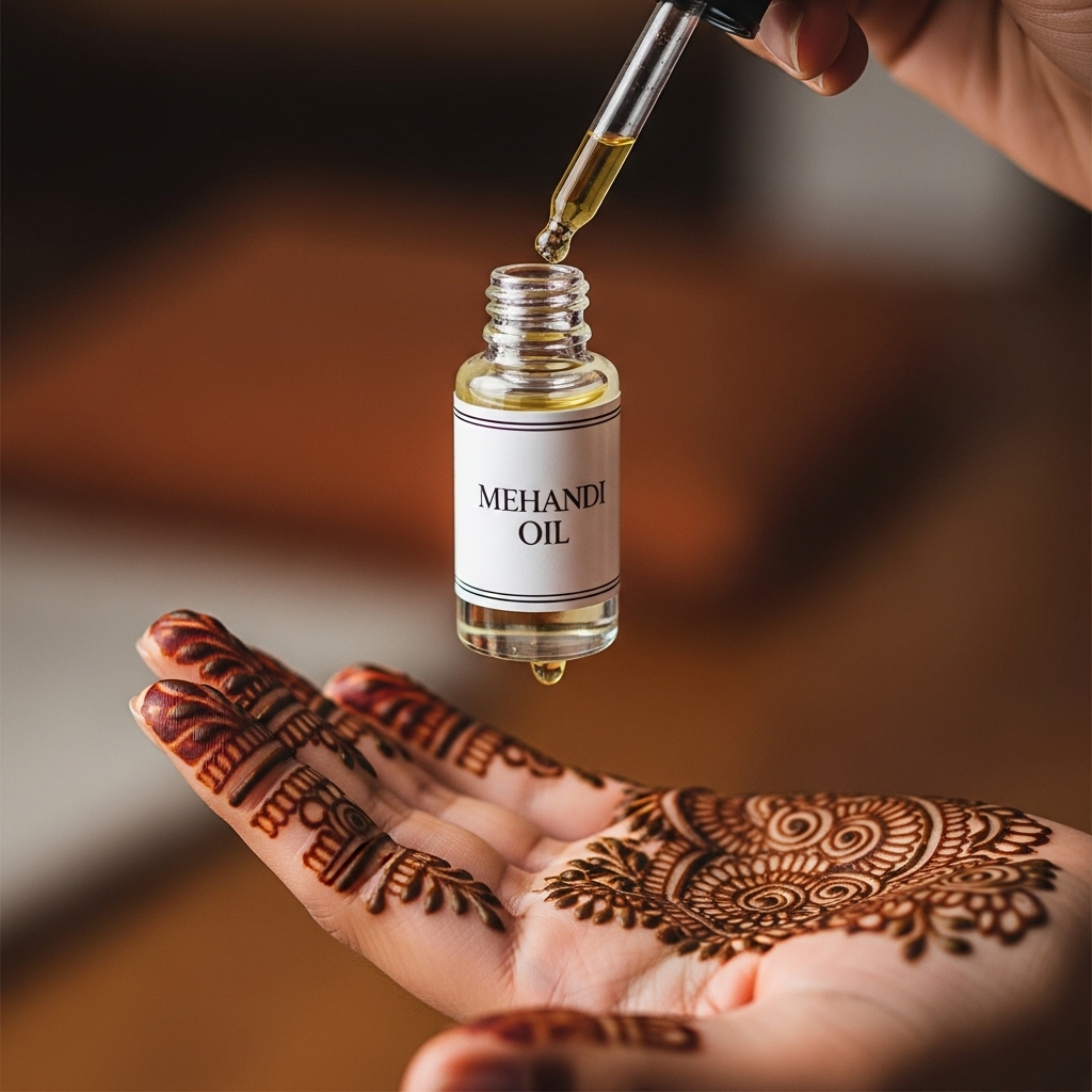 Mehandi Oil - texture